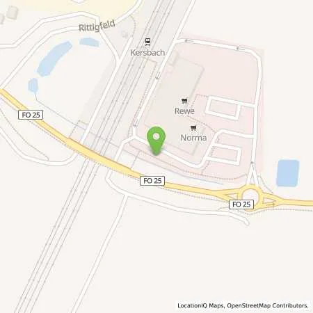 Standortübersicht der Tankstelle Stadtwerke Forchheim GmbH in 91301 Forchheim