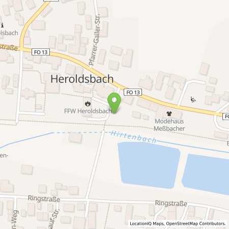 Standortübersicht der Strom (Elektro) Tankstelle: Gemeinde Heroldsbach in 91336, Heroldsbach