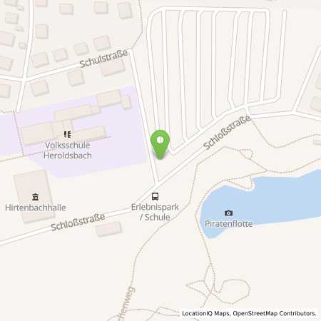 Standortübersicht der Strom (Elektro) Tankstelle: Gemeinde Heroldsbach in 91336, Heroldsbach