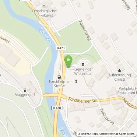 Standortübersicht der Tankstelle Stadtwerke Ebermannstadt Versorgungsbetriebe GmbH in 91346 Wiesenttal