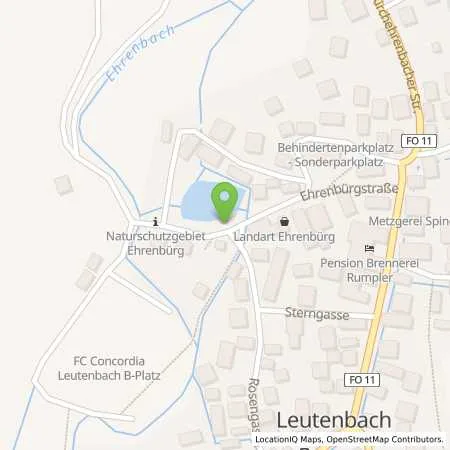 Standortübersicht der Tankstelle N-ERGIE Aktiengesellschaft in 91359 Leutenbach