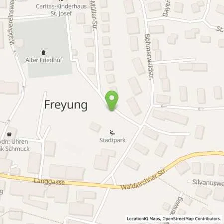 Standortübersicht der Tankstelle Mer Germany GmbH in 94078 Freyung