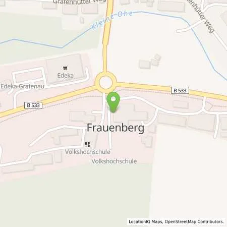 Standortübersicht der Tankstelle Auto Röhr Grafenau Ndl. d. Erich Röhr GmbH & Co. KG in 94481 Grafenau