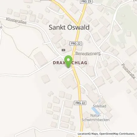 Standortübersicht der Tankstelle Mer Germany GmbH in 94566 St Oswald Riedlhütte