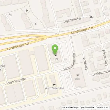 Standortübersicht der Tankstelle Lidl Dienstleistung GmbH & Co. KG in 82110 Germering