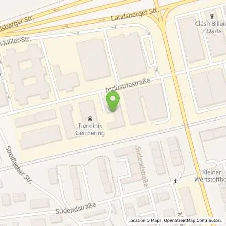 Standortübersicht der Tankstelle Autohaus Michael Schmidt GmbH in 82110 Germering