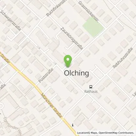Standortübersicht der Tankstelle Stadtwerke Olching GmbH in 82140 Olching
