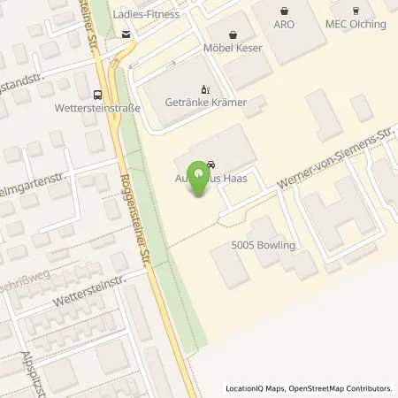 Standortübersicht der Tankstelle Autohaus Haas GmbH & Co. KG in 82140 Olching