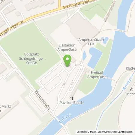 Standortübersicht der Tankstelle Stadtwerke Fürstenfeldbruck GmbH in 82256 Fürstenfeldbruck