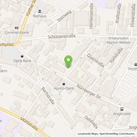 Standortübersicht der Tankstelle Stadtwerke Zirndorf GmbH in 90513 Zirndorf