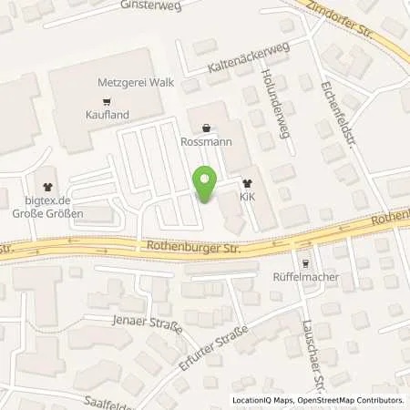 Standortübersicht der Tankstelle Kaufland Dienstleistung GmbH & Co. KG in 90522 Oberasbach