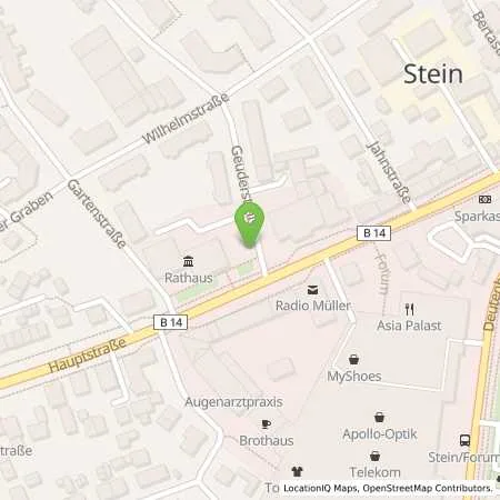 Standortübersicht der Tankstelle Stadtwerke Stein GmbH & Co. KG in 90547 Stein