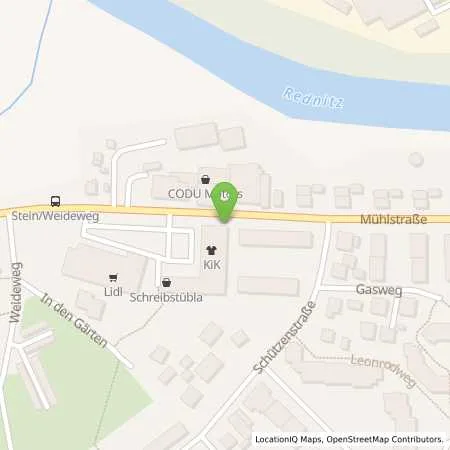 Standortübersicht der Tankstelle Stadtwerke Stein GmbH & Co. KG in 90547 Stein