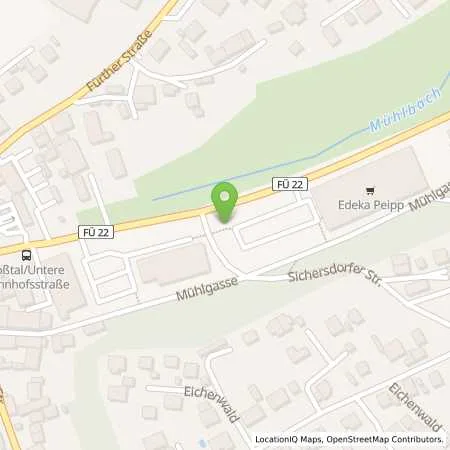 Standortübersicht der Tankstelle N-ERGIE Aktiengesellschaft in 90574 Roßtal