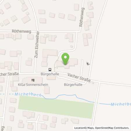 Standortübersicht der Strom (Elektro) Tankstelle: N-ERGIE Aktiengesellschaft in 90587, Obermichelbach