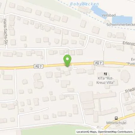 Standortübersicht der Tankstelle Christl Wolfgang, Einzelunternehmen in 90587 Veitsbronn