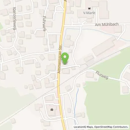 Standortübersicht der Tankstelle Ammer-Loisach Energie GmbH in 82442 Saulgrub