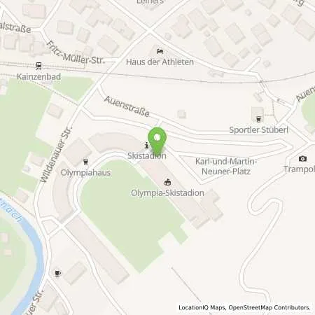 Standortübersicht der Tankstelle Gemeindewerke Garmisch-Partenkirchen, KU in 82467 Garmisch-Partenkirchen