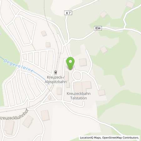 Standortübersicht der Strom (Elektro) Tankstelle: Gemeindewerke Garmisch-Partenkirchen, KU in 82467, Garmisch-Partenkirchen