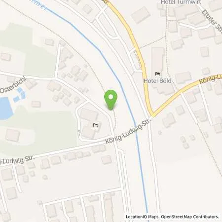 Standortübersicht der Tankstelle Energie Südbayern GmbH in 82487 Oberammergau