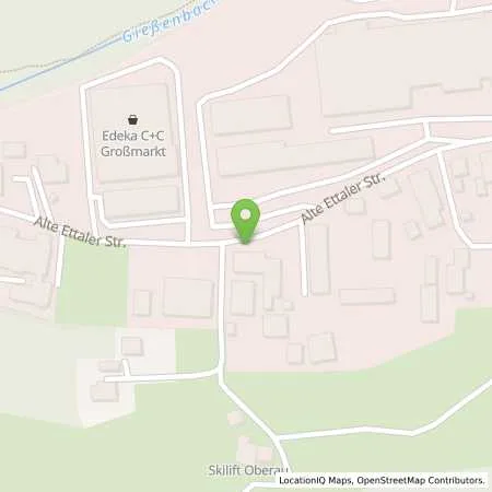 Standortübersicht der Tankstelle Energie Südbayern GmbH in 82496 Oberau