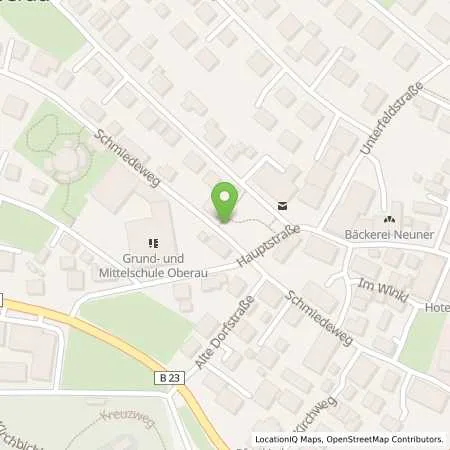 Standortübersicht der Tankstelle Ammer-Loisach Energie GmbH in 82496 Oberau