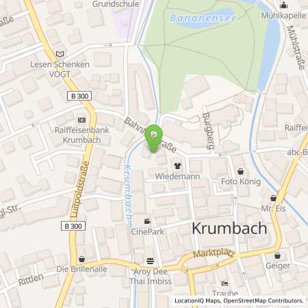 Standortübersicht der Strom (Elektro) Tankstelle: Lechwerke AG in 86381, Krumbach