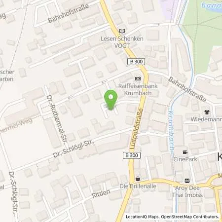 Standortübersicht der Tankstelle Lechwerke AG in 86381 Krumbach