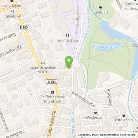 Standortübersicht der Tankstelle Lechwerke AG in 86381 Krumbach