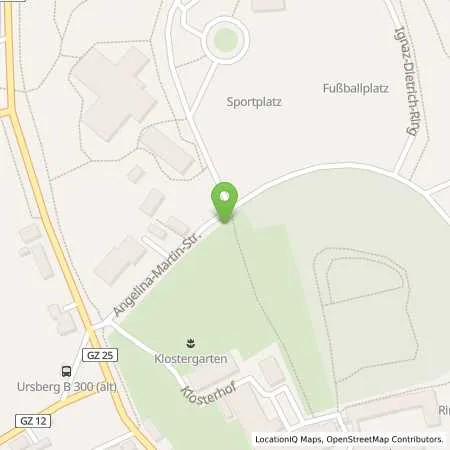 Standortübersicht der Tankstelle Präg Strom & Gas GmbH & Co. KG in 86513 Ursberg