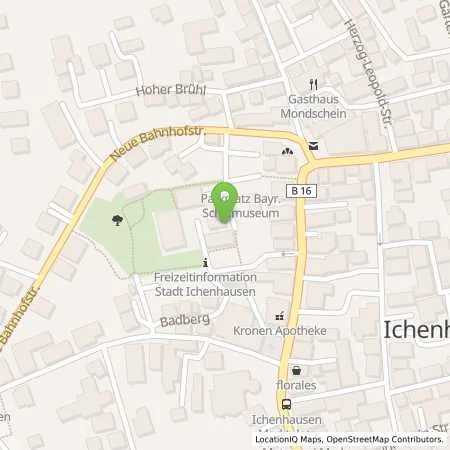 Standortübersicht der Tankstelle Lechwerke AG in 89335 Ichenhausen