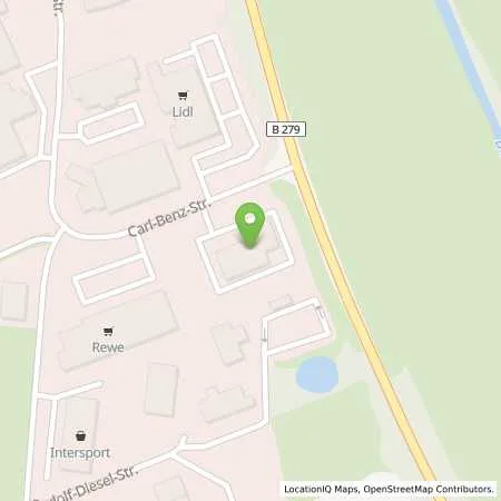 Standortübersicht der Tankstelle ALDI SÜD in 96106 Ebern