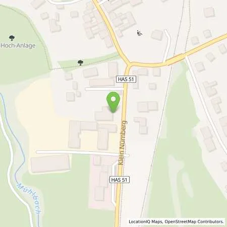 Standortübersicht der Tankstelle Gasthof Frankenstuben in 96106 Ebern