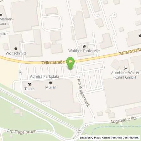 Standortübersicht der Tankstelle Stadtwerk Haßfurt GmbH in 97437 Haßfurt