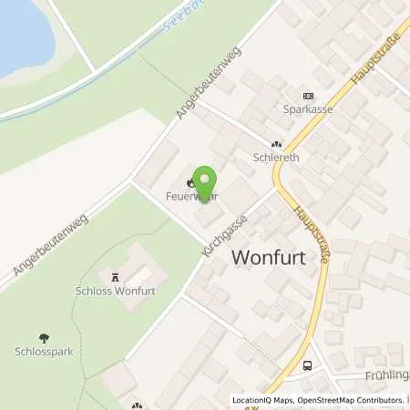 Standortübersicht der Tankstelle ÜZ Mainfranken eG in 97539 Wonfurt
