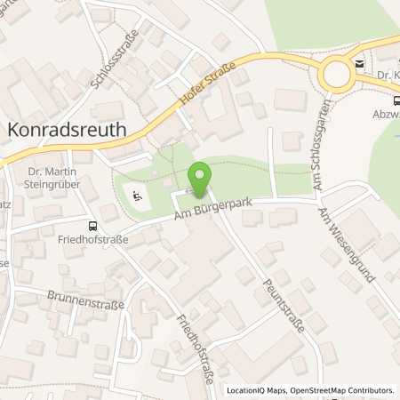 Standortübersicht der Strom (Elektro) Tankstelle: Charge-ON in 95176, Konradsreuth
