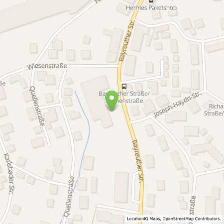 Standortübersicht der Tankstelle AutoForum Münchberg GmbH in 95213 Münchberg