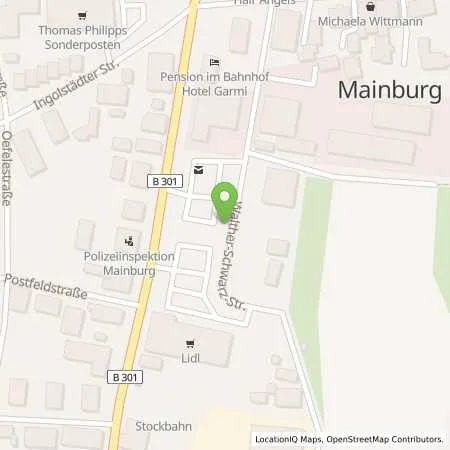 Standortübersicht der Tankstelle Abens-Donau Energie GmbH in 84048 Mainburg