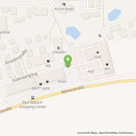 Standortübersicht der Tankstelle REWAG Regensburger Energie und Wasserversorgung AG & Co KG in 93077 Bad Abbach