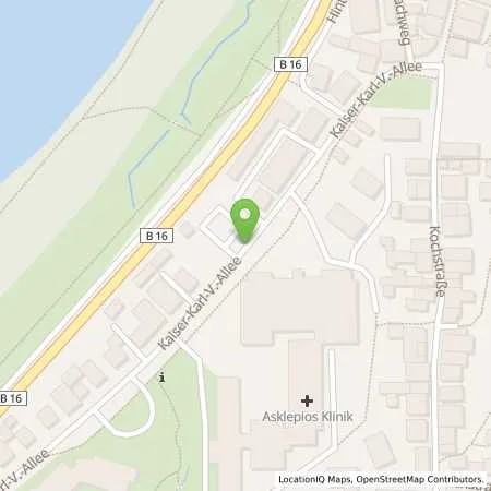 Standortübersicht der Tankstelle REWAG Regensburger Energie und Wasserversorgung AG & Co KG in 93077 Bad Abbach