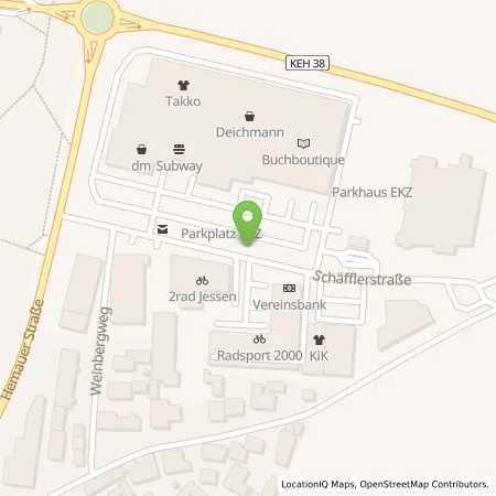 Standortübersicht der Tankstelle STADTWERKE KELHEIM GmbH & Co KG in 93309 Kelheim