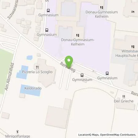 Standortübersicht der Tankstelle STADTWERKE KELHEIM GmbH & Co KG in 93309 Kelheim