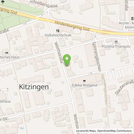Standortübersicht der Strom (Elektro) Tankstelle: LKW Kitzingen GmbH in 97318, Kitzingen