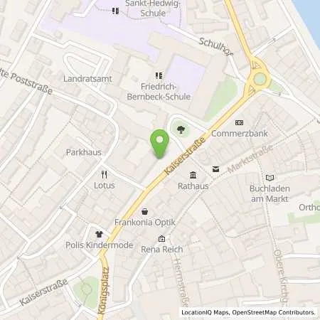 Standortübersicht der Tankstelle Landratsamt Kitzingen in 97318 Kitzingen