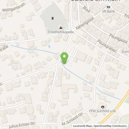 Standortübersicht der Tankstelle N-ERGIE Aktiengesellschaft in 97320 Sulzfeld am MAin