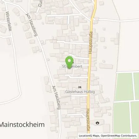 Standortübersicht der Tankstelle GP JOULE Connect GmbH in 97320 Mainstockheim