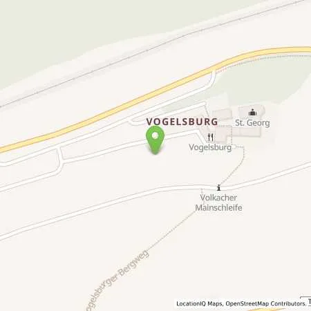 Standortübersicht der Tankstelle N-ERGIE Aktiengesellschaft in 97332 Volkach