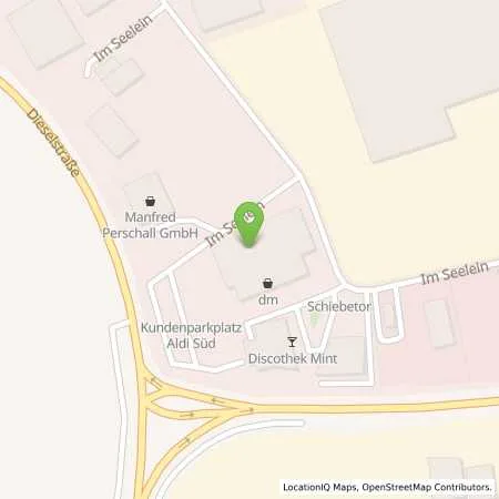 Standortübersicht der Tankstelle ALDI SÜD in 97332 Volkach