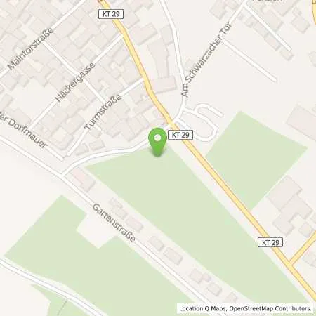 Standortübersicht der Tankstelle ÜZ Mainfranken eG in 97334 Sommerach