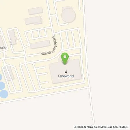 Standortübersicht der Tankstelle Allego GmbH in 97337 Dettelbach